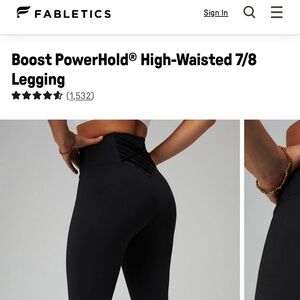 Boost PowerHold® High-Waisted 7/8
Legging, size large, new with tags